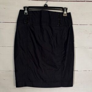 Denim Look Pencil Skirt for Women